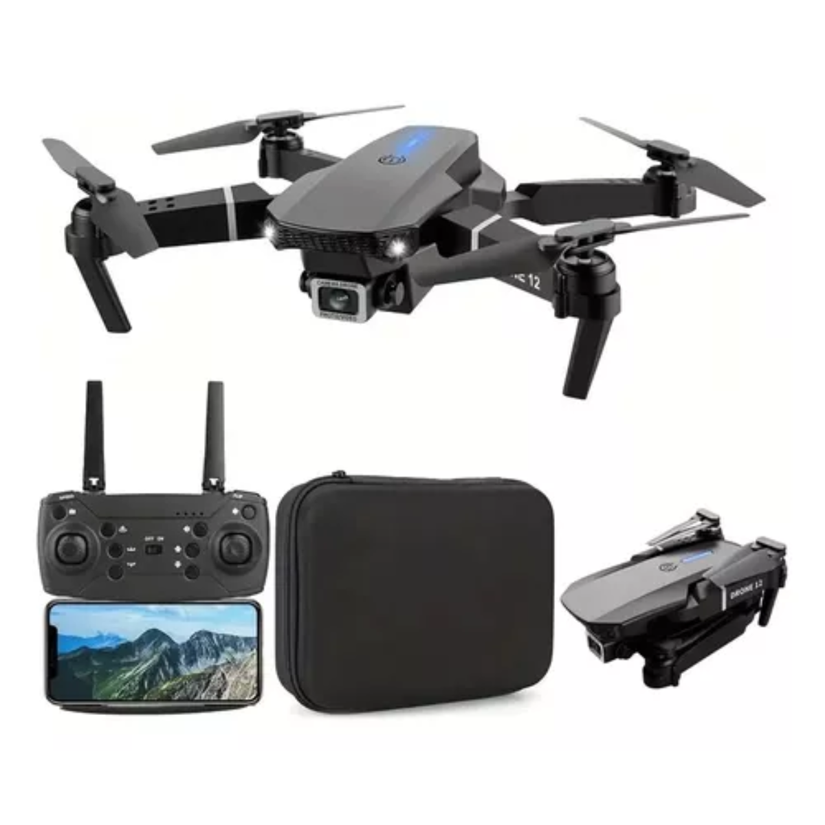 Dron E88 Pro Max Plegable 4K | 2 Baterías Incluidas