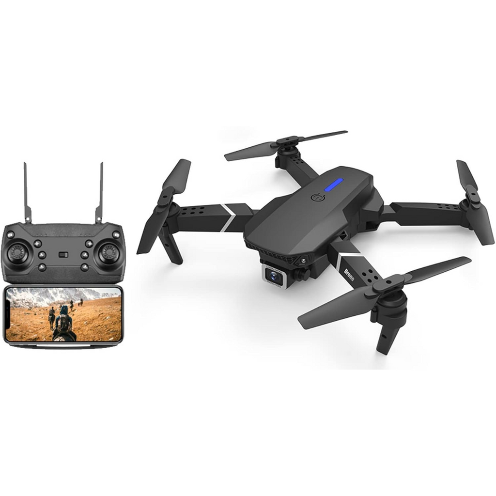 Dron E88 Pro Max Plegable 4K | 2 Baterías Incluidas